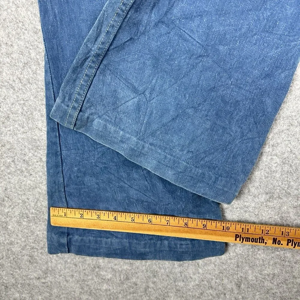 VTG 70s Levis 784 Big E Orange Tab Jeans 30 Big Bell Flare Soft Denim Talon READ